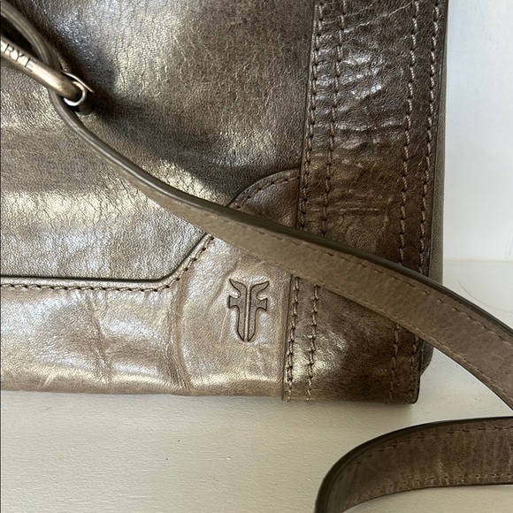 Frye Gray Crossbody Bag with Adjustable Strap - Picture 3 of 12